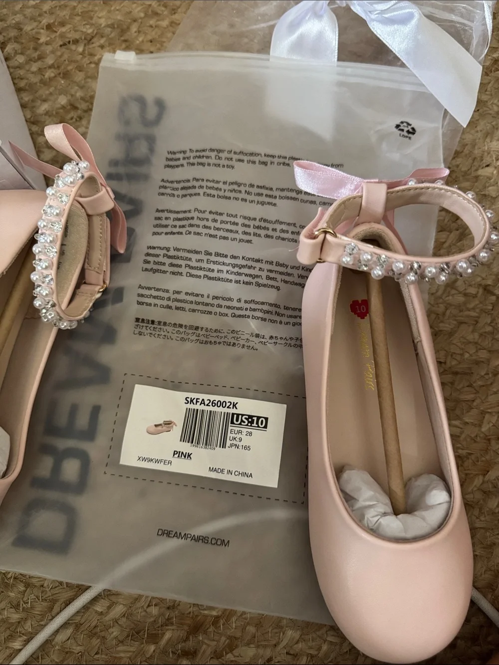 Dream Pairs Pink Women's Flats (US 10)